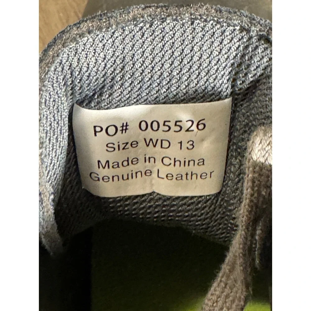 Territory Zion boots‎ Gray Leather Lace Up Ankle Boots Size WD 13 Rugged - Picture 6 of 14